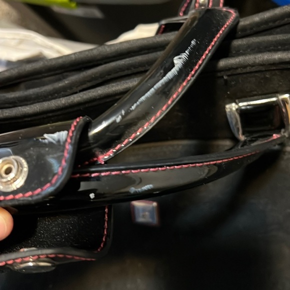 DIANE VON FURSTENBERG GARMENT BAG- LARGE BLACK 24x21” - Picture 4 of 17